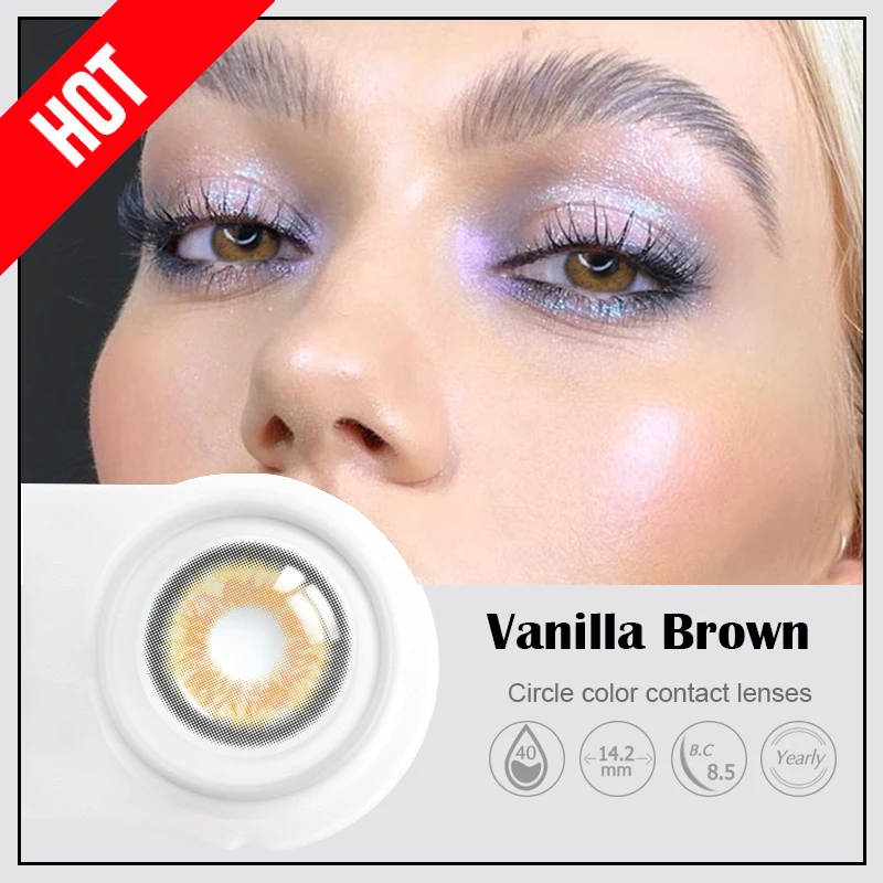 color contact lenses for eyes 1 pair color lens eyes yearly use colored pupils for eyes contacts circle brown gray green lenses free global shipping