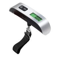 luggage scale 110 lbs high precision travel digital hanging scales 50kg with hook portable scale digital green backlit