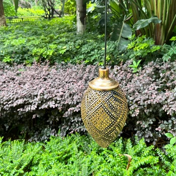 Solar Powered LED Hanging Lantern Solar LED Lamp Waterproof Landscape Lamp for Outdoor Lighting Garden Patio Decoration Sunlight 3