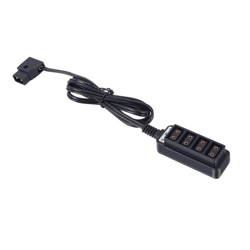 

D-Tap Male To 4-Port P-Tap Female Camera Power Supply Distributor DTAP Fourway Splitter