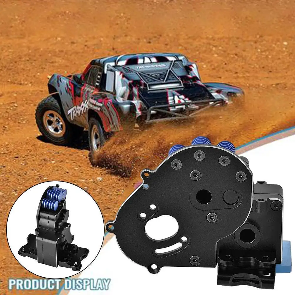 

Алюминиевая коробка передач с мотором для Traxxas Slash 2WD, игрушечные автомобильные аксессуары, металлическая коробка передач, чехол, коробка пе...