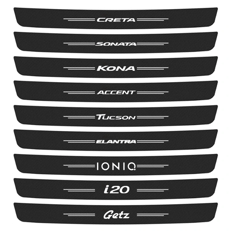 

1 шт., наклейка на задний бампер автомобиля Hyundai I20 CRETA IONIQ KONA GETZ Elantra Sonata Tucson