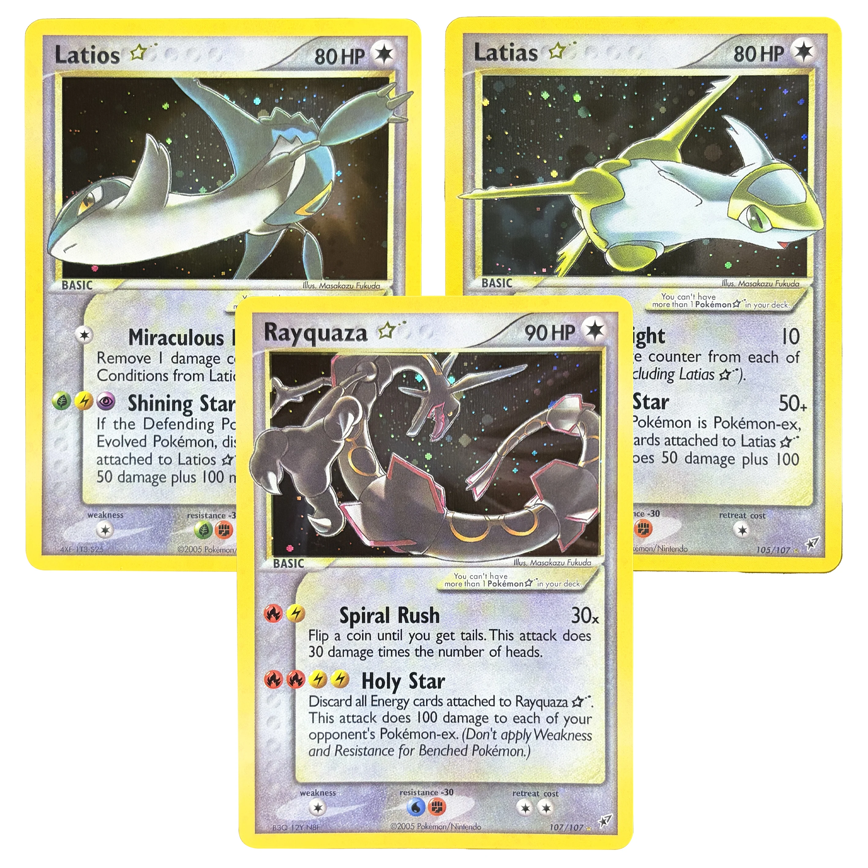 Фото Новая коллекция фольгированных карт PKM: Серия Deoxys(DX) и Dragon(DR) — Rayquaza/Latias/Latios/Raikou/Manectric. Прокси-карты PTCG. Подарки, игрушки. №1