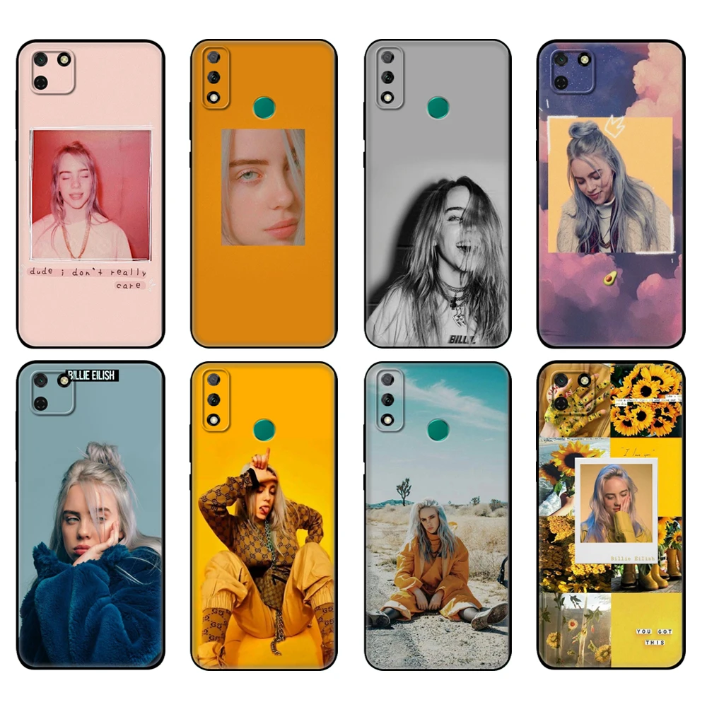 

Черный чехол из ТПУ для Huawei Y9S, Y6S, Y8S, Y5P, Y7P, Y8P, чехол для Huawei Y5 lite Prime 2018, Y6 2019, чехол Халид, милая звезда певицы