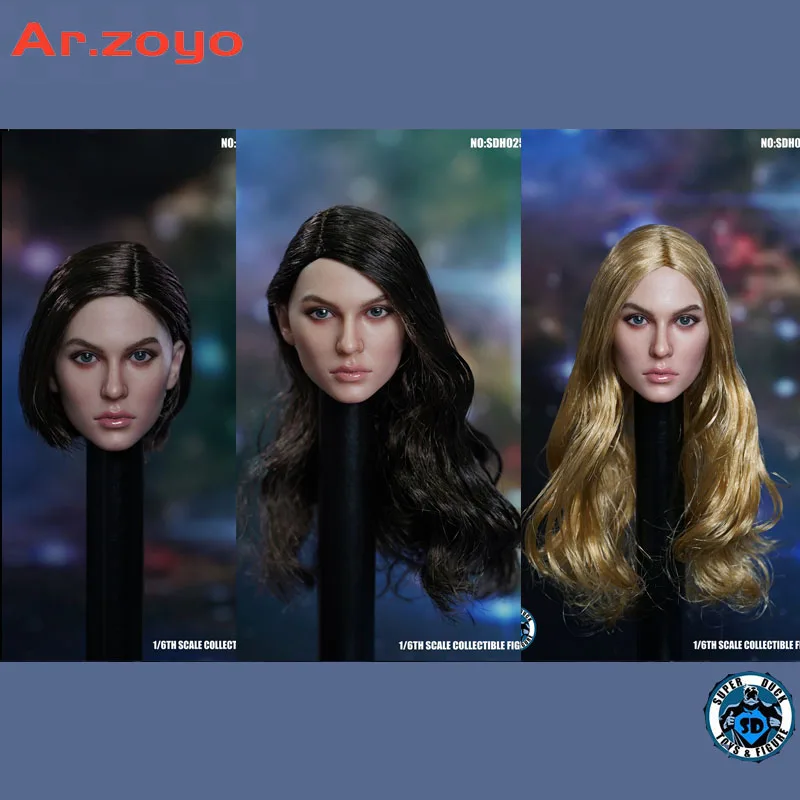 Искусственная Супер утка 1/6 SDH025 русская Красивая голова скульптура женская