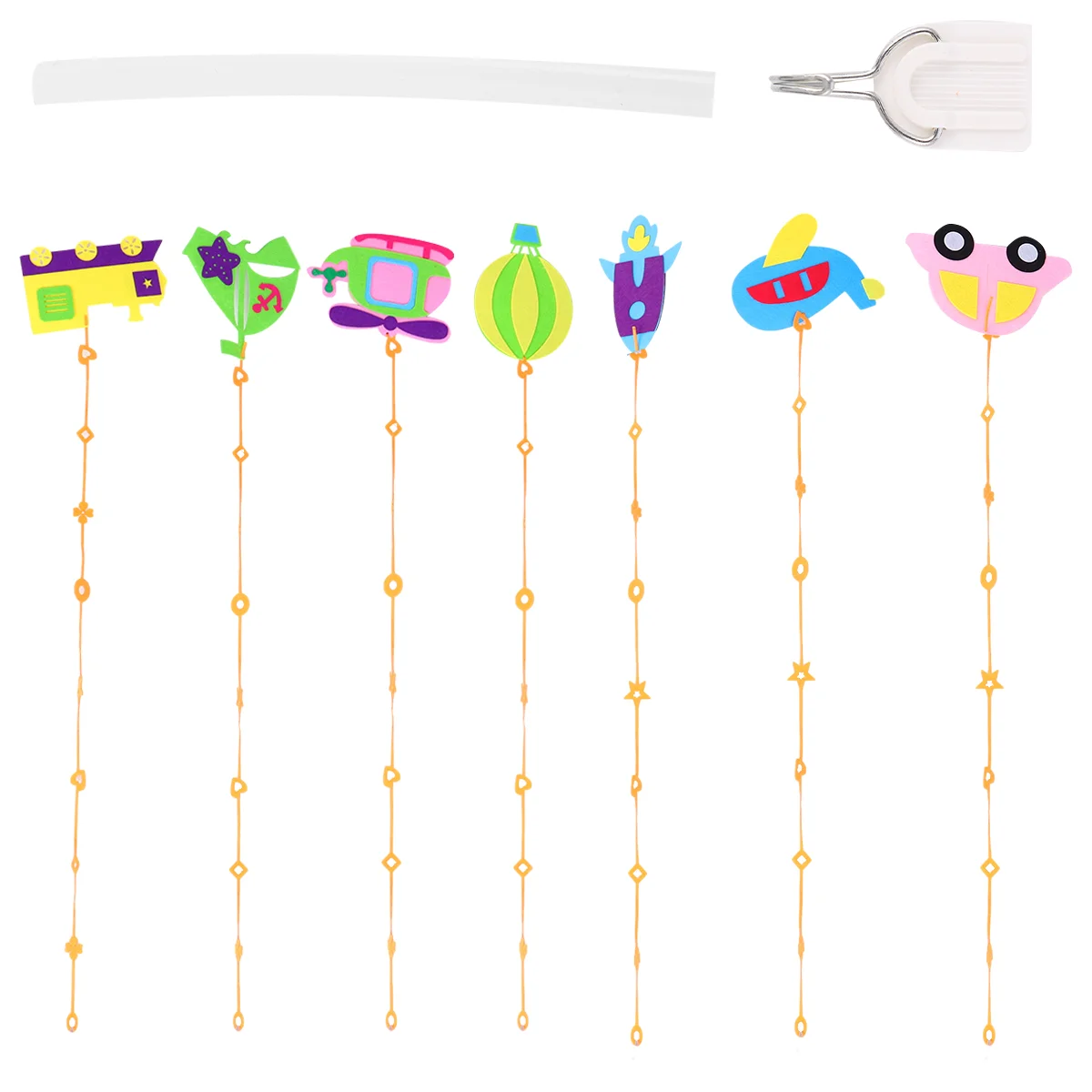 

7pcs Vehicle Hanging Pendant Set Kindergarten Ceiling Decor (Assorted Color)