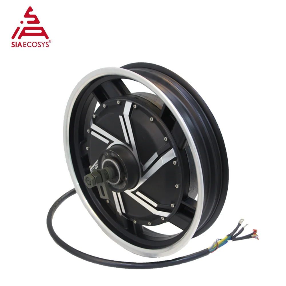 

QSMOTOR 17inch 6000W V2 72V 110KPH Fast Speed Wheel Rim Brushless Electric Hub Motor For Electrical Motorcycle From SIAECOSYS
