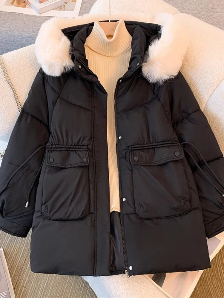 Зимний пуховик с хлопковой подкладкой верхняя одежда для женщин новинка 2024