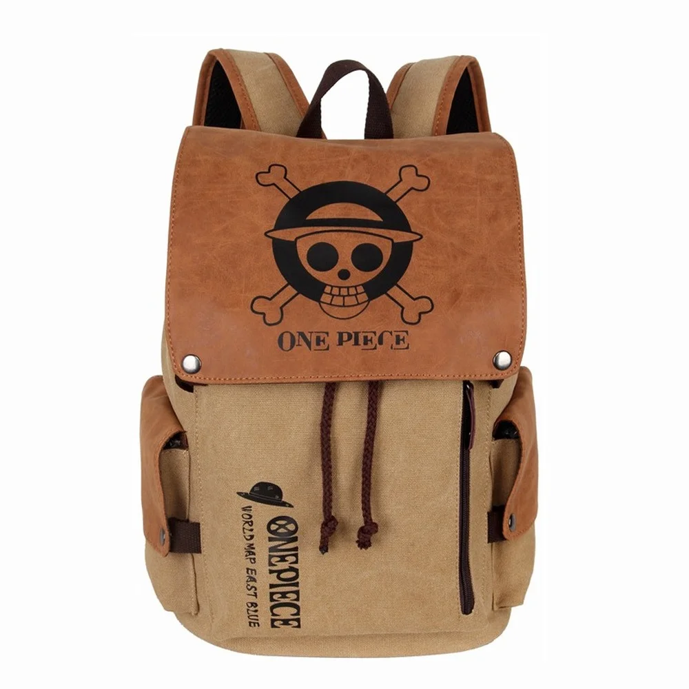 

Anime Backpack Travel Bagpack Luffy One Piece Cosplay Eren Bag Cartoon Canvas Outdoor Teenagers Schoolbag Laptop Shoulders Bags