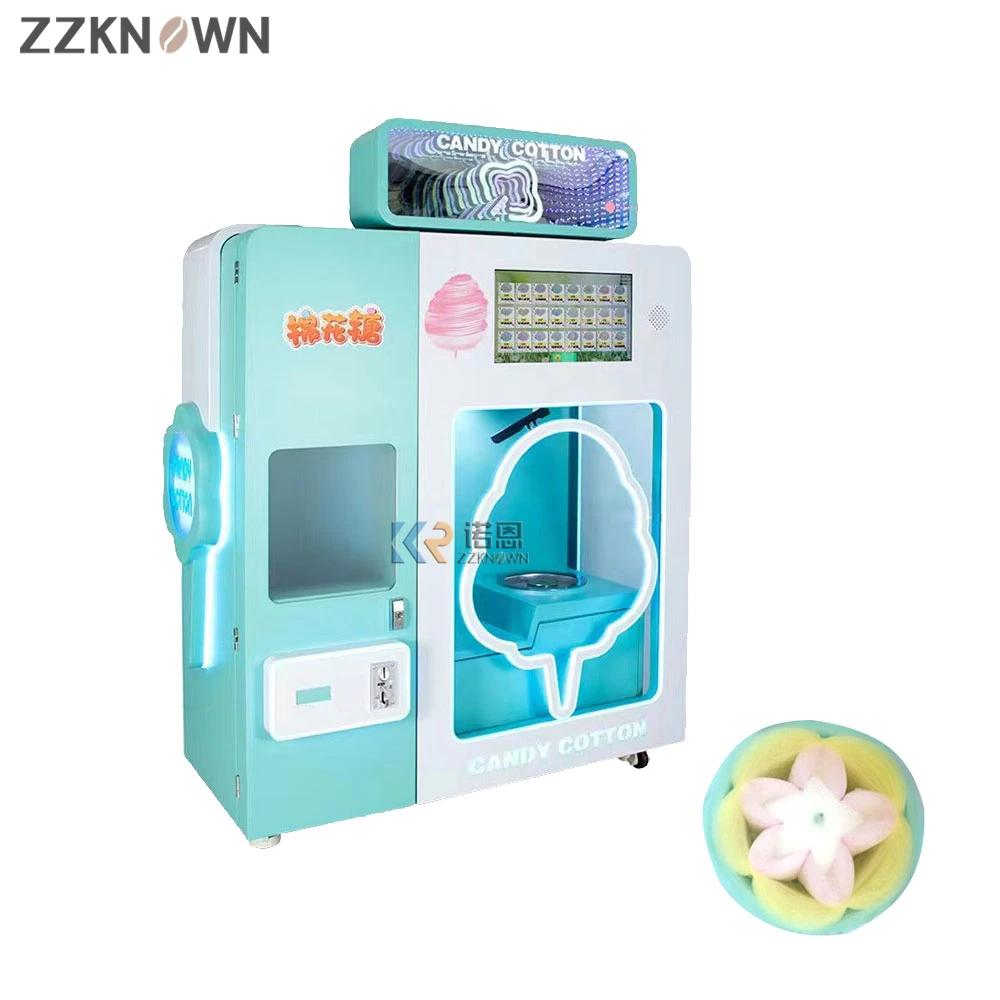 

Cotton Candy Vending Machine Full Automatic Marshmallow Vending Machine Easy Operate Cotton Candy Maker