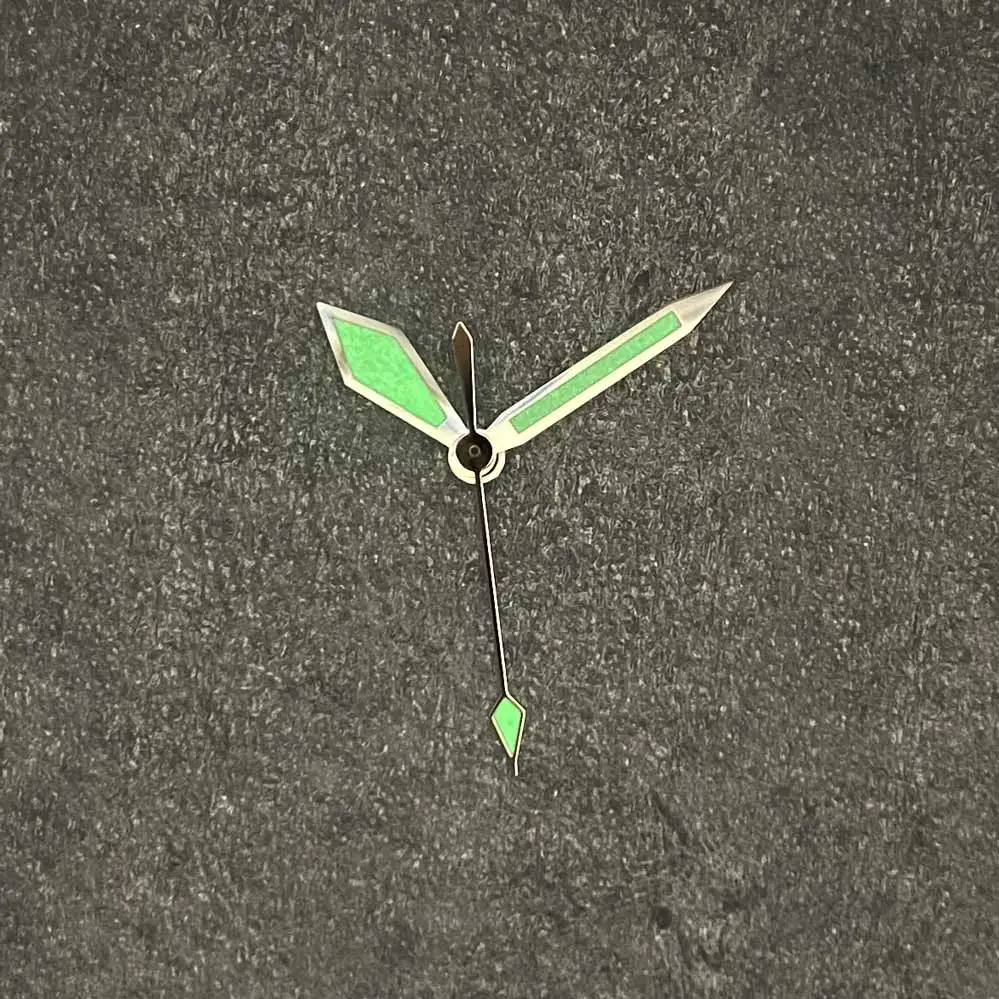 Watch Hands Accessories Diamond Hands Silver White Green Glow Watch Hands Fit NH35 NH36 4R 7S Automatic Movement