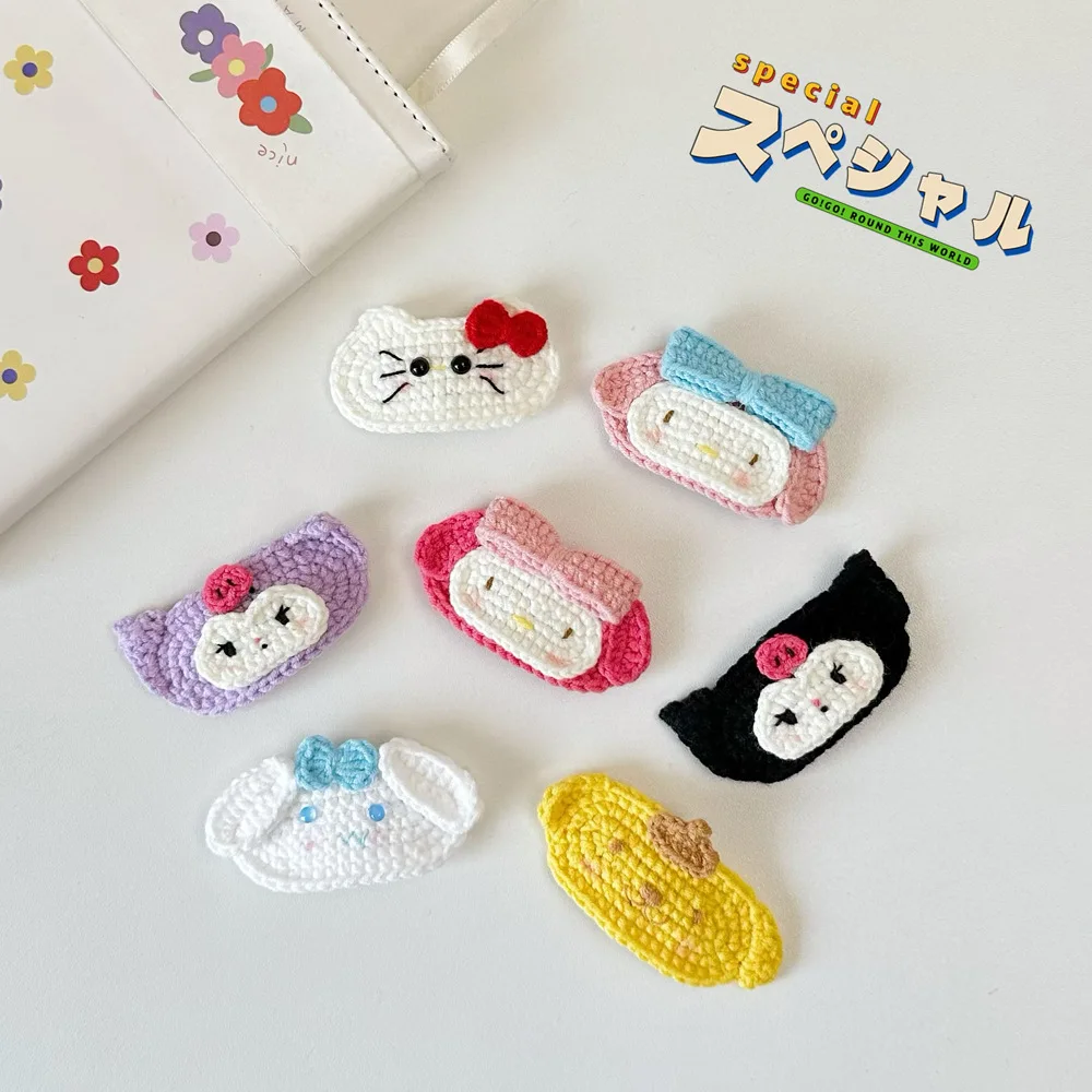 

Детские заколки для волос Cinnamoroll Kuromi My Melody, Мультяшные аксессуары для волос для девочек, милые боковые зажимы, милый маленький подарок