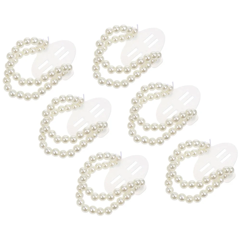 

6Pcs Elastic Diy Wedding Corsage Accessories Wedding Corsage Bracelet Diy Corsage Accessories Wedding Corsage Supplies