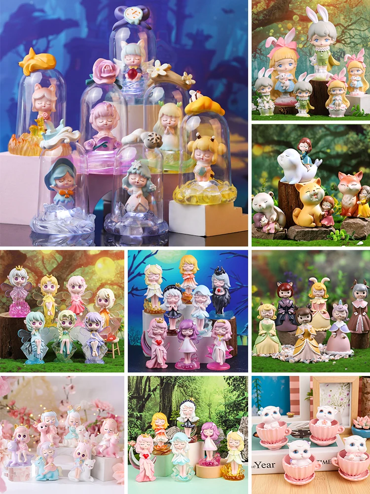 

Cartoon Cute Angel Girl Statue Fairy Desktop Miniatures Resin Figurines for Girls Friends Gift Wedding Gift Home Decoration