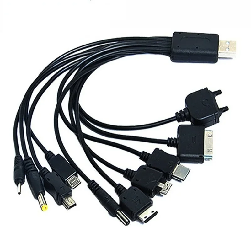 

Многофункциональный USB-кабель 10 в 1 для передачи данных для IPod, Motorola, Nokia, Samsung, LG, Sony Ericsson, кабели передачи данных для бытовой электроники