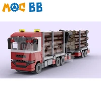 moc small timber transport truck building block model toy compatible lego building toys boys girls holiday gifts