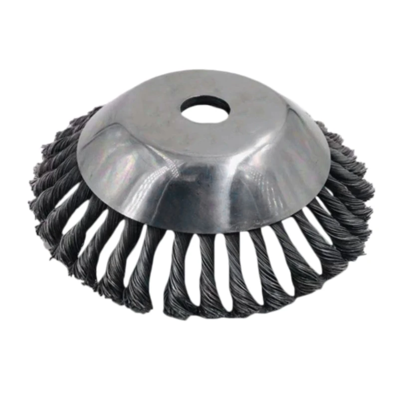 

6 Inch Break-Proof Wired Round Edge Mower Grass Trimmer Head Brush Cutter Blade Garden Lawn Machine Accessories