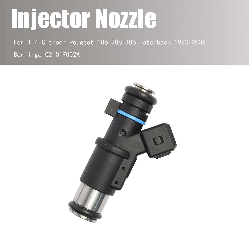 

1pcs For 1.4 Citroen Peugeot 106 206 306 Hatchback 1993-2005 Berlingo C2 01F002A Fuel Injector Nozzle