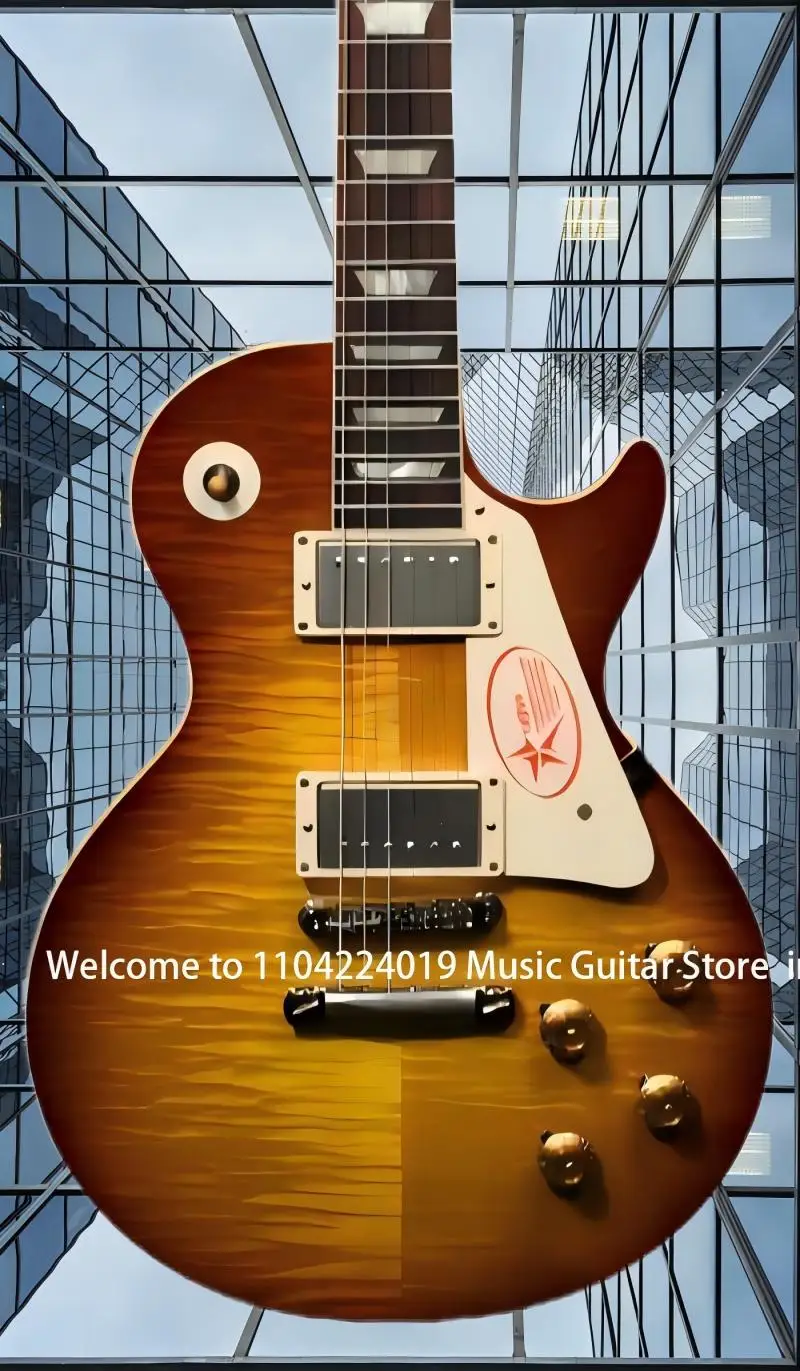 china guitar Custom Shop ❙ hotVOS Iced Tea Electric Guitar OEM Musical Instruments