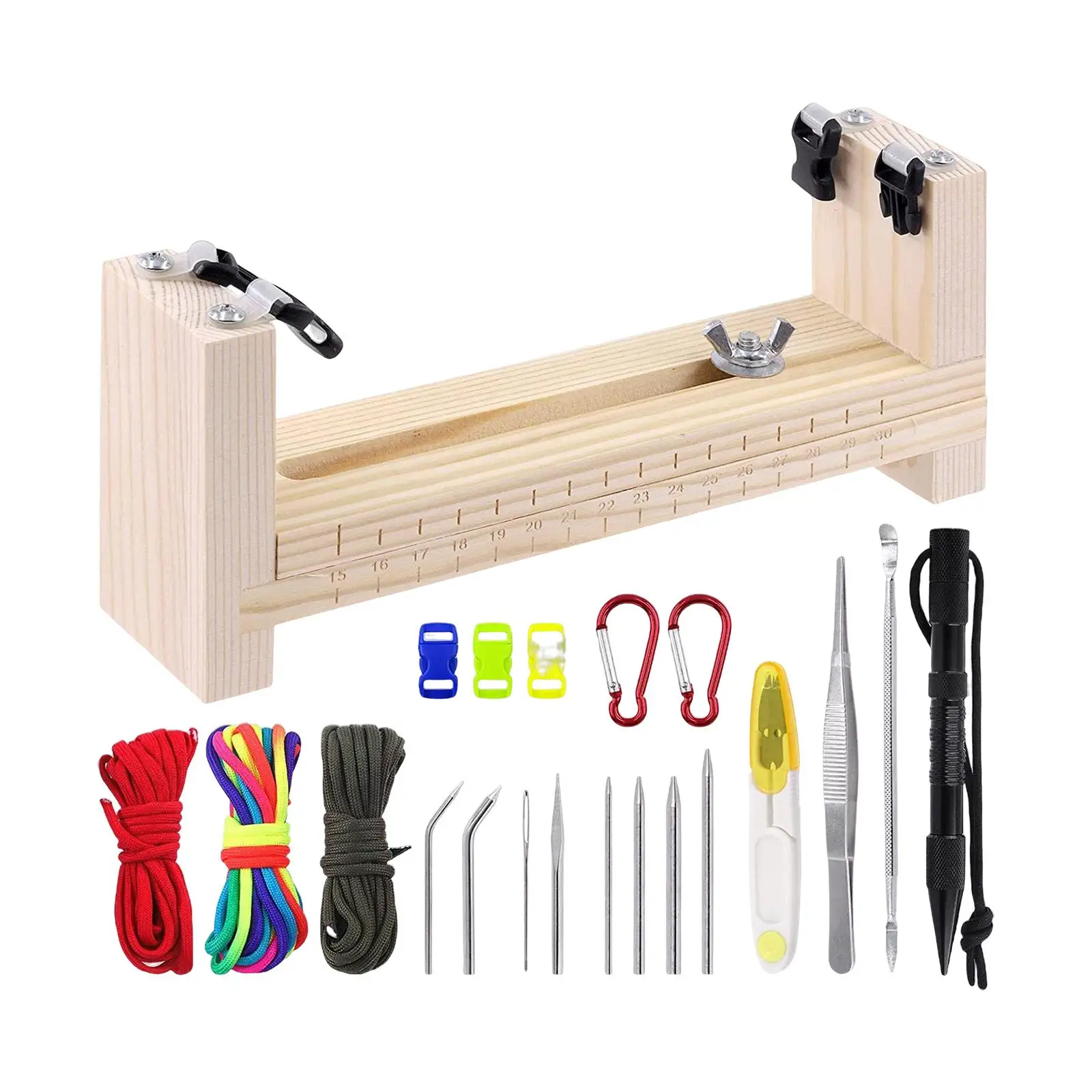 

Приспособление для изготовления браслетов из Паракорда, с парашютными шнурами и быстросъемными пряжками, Паракорд для плетения, плетение, сделай сам, деревянная рама, джиг