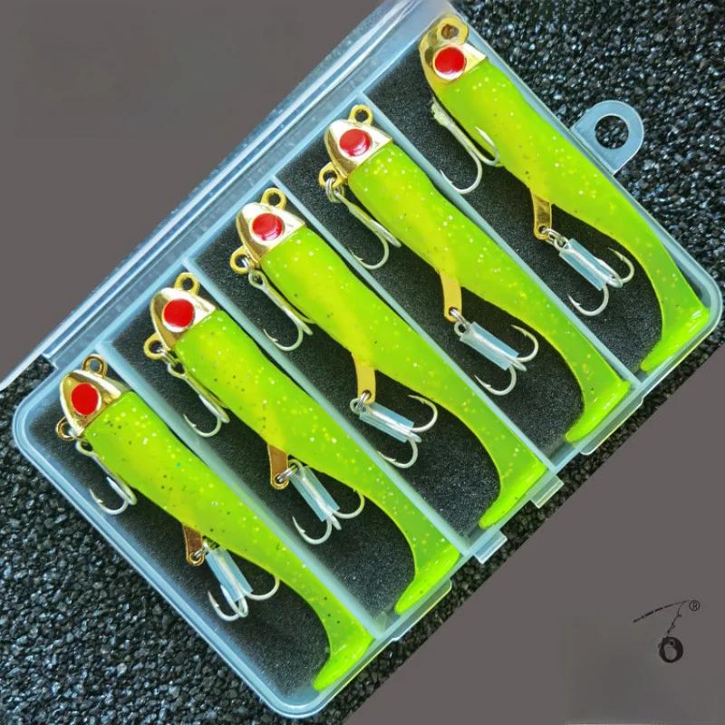 5 наборов готовых продуктов18 Kenzo Bay Knife Set Lure Weever Yellowcheck Carp Mandarin Fish Topmouth Culter BaittTail Soft