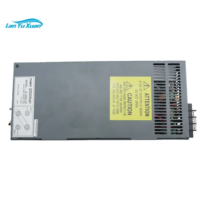 

S-2000-24 2000W 24VDC Switching Power Supply with 220VAC input overload protection power supply