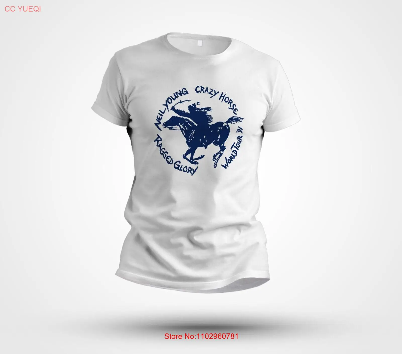 Футболка Neil Young Crazy Horse сделанная в США размер S-5XL