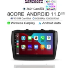 Автомагнитола Carplay DSP 2 din Android 11 для Suzuki Swift 2016 2017 2018 2019 2020 2021 навигация GPS мультимедийный плеер 8G + 128G