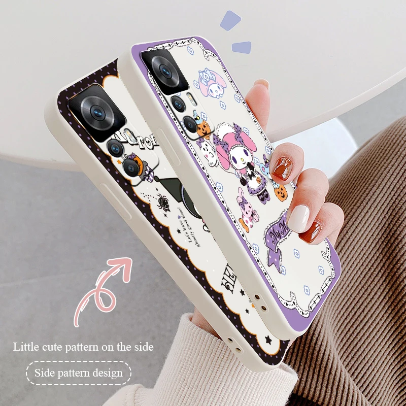 

Kulomi Sanrio Melody Cartoon Liquid Rope Phone Case For Xiaomi Redmi K50 K40 K40S Gaming K30 10C 10 10X 9A 9 9T 9C 9AT 8 8A 5G