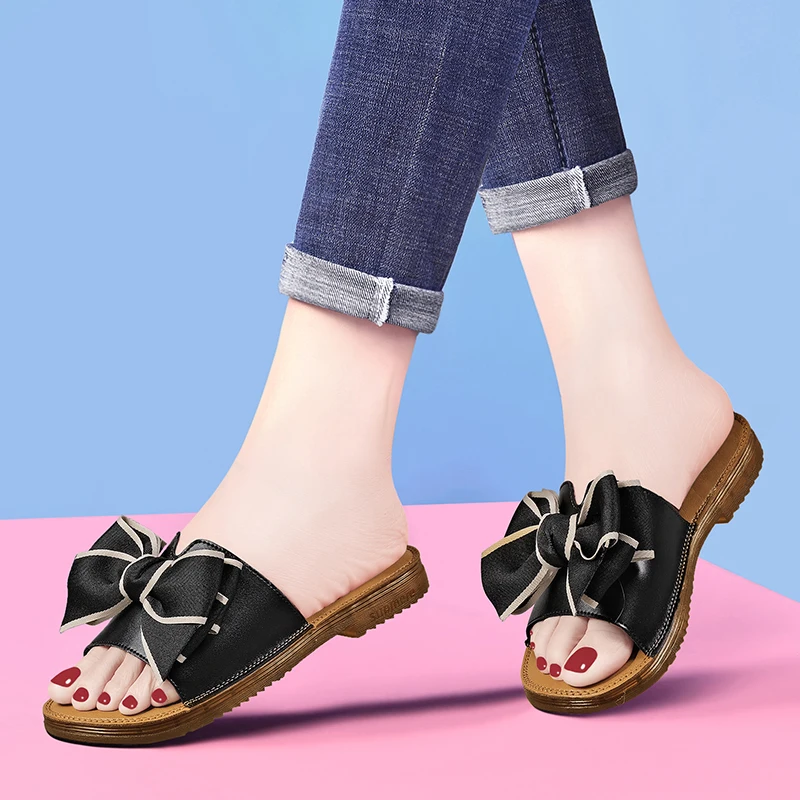 

Peep Toe 2023, новые летние женские тапочки, женская обувь на среднем каблуке, уличная одежда, сандалии на толстом каблуке и шлепанцы, сандалии на ...