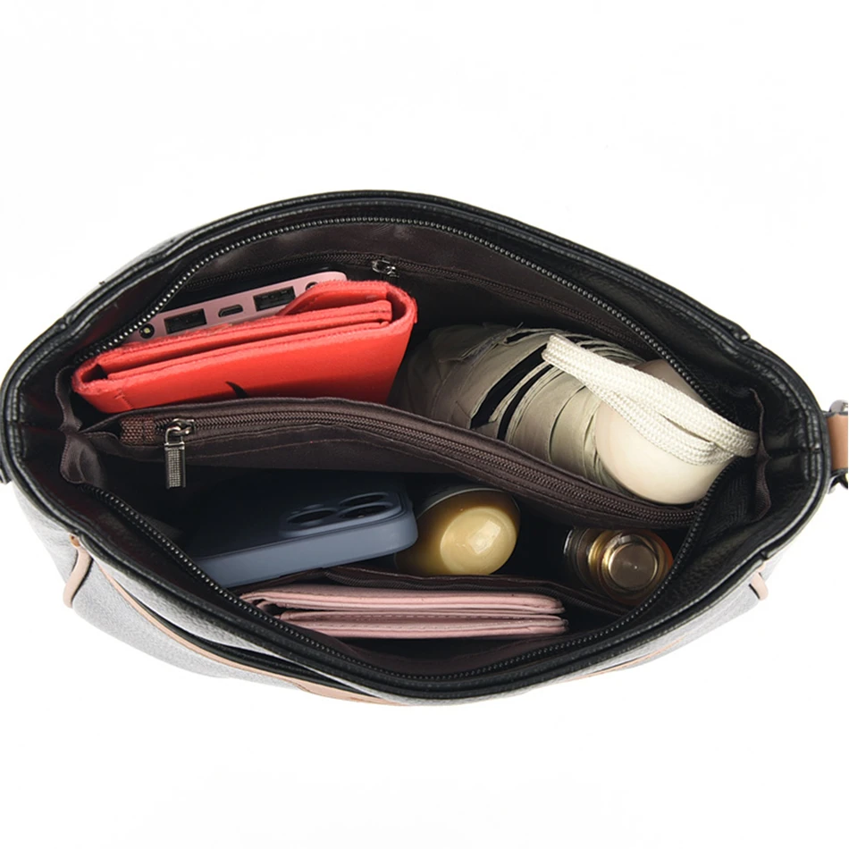 2023 Trendy Casual Women's Tote Bags Messenger Bags Luxury Shoulder Bags High Quality Designer Soft Leather Ladies Handbags Sac