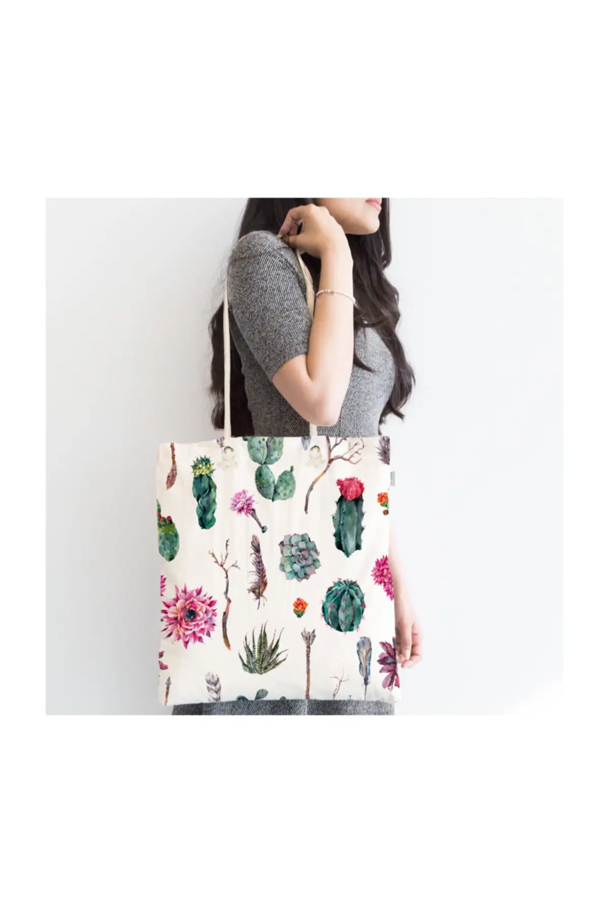 

Женская пляжная сумка с принтом птиц и перьев, современный тканевый тоут на молнии с цифровой печатью, в стиле пустыни, летняя сумочка-тоут