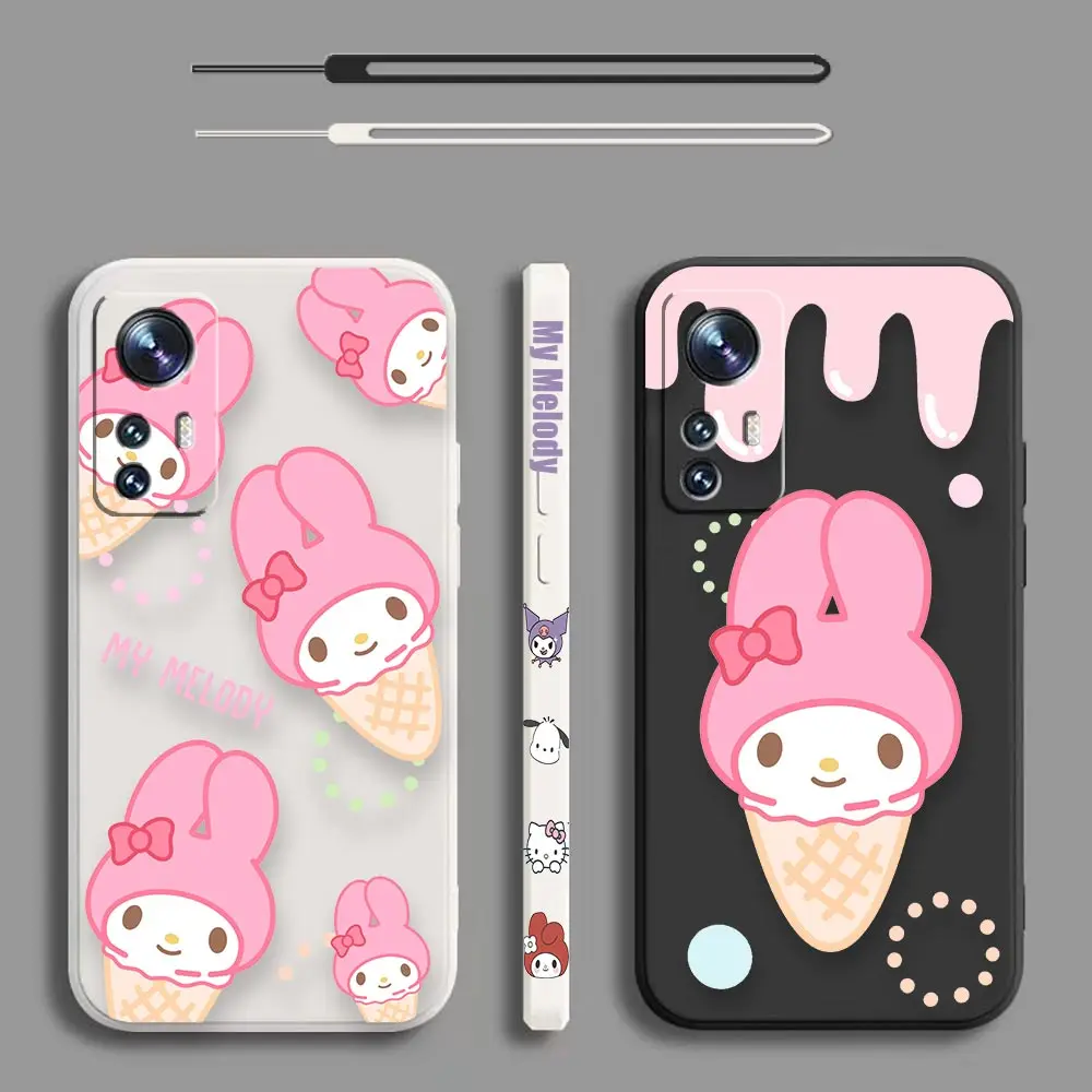 

My Melody Cute Melody Anime Case For Xiaomi 13 12T 12 11 11T 10 10T 10S 9SE 9 CC9 8SE 8 A3 Lite Pro Ultra Tpro Cover Funda Cqoue