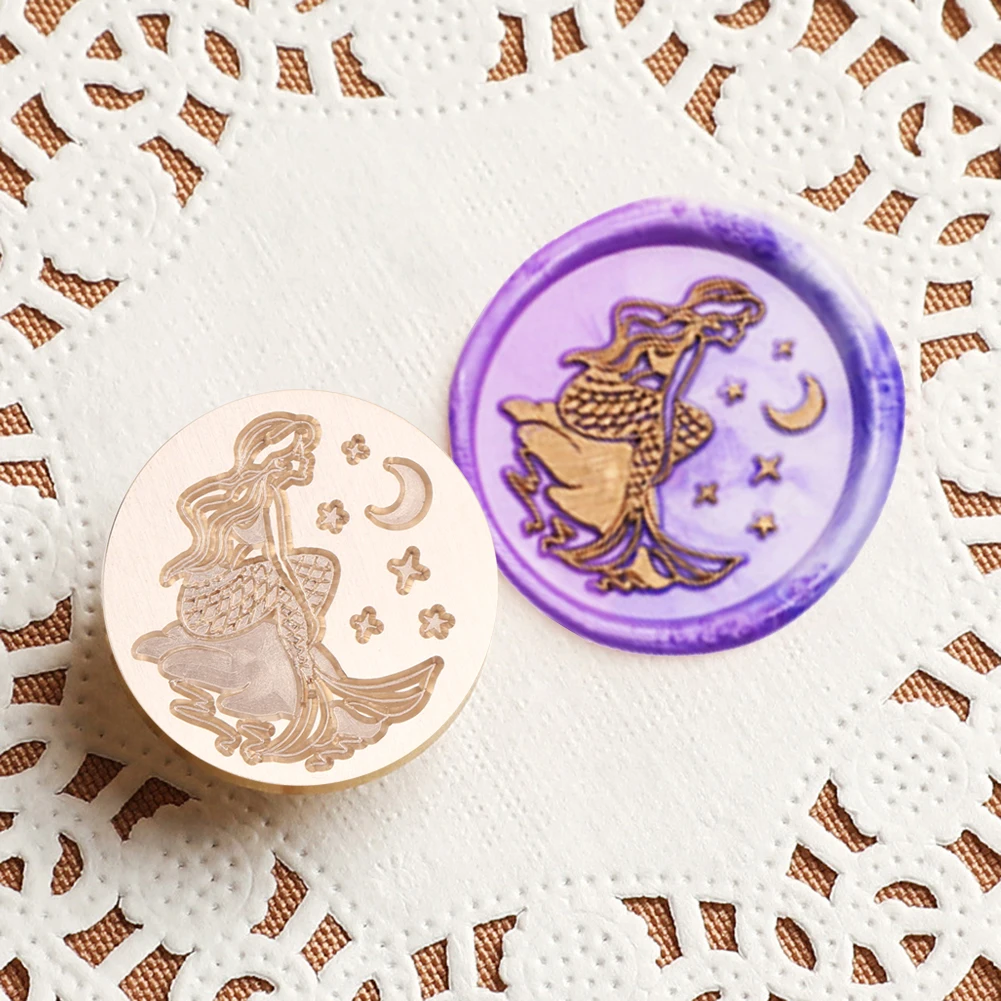 Морская круглая восковая печать в стиле ретро 25 мм искусственная краска для