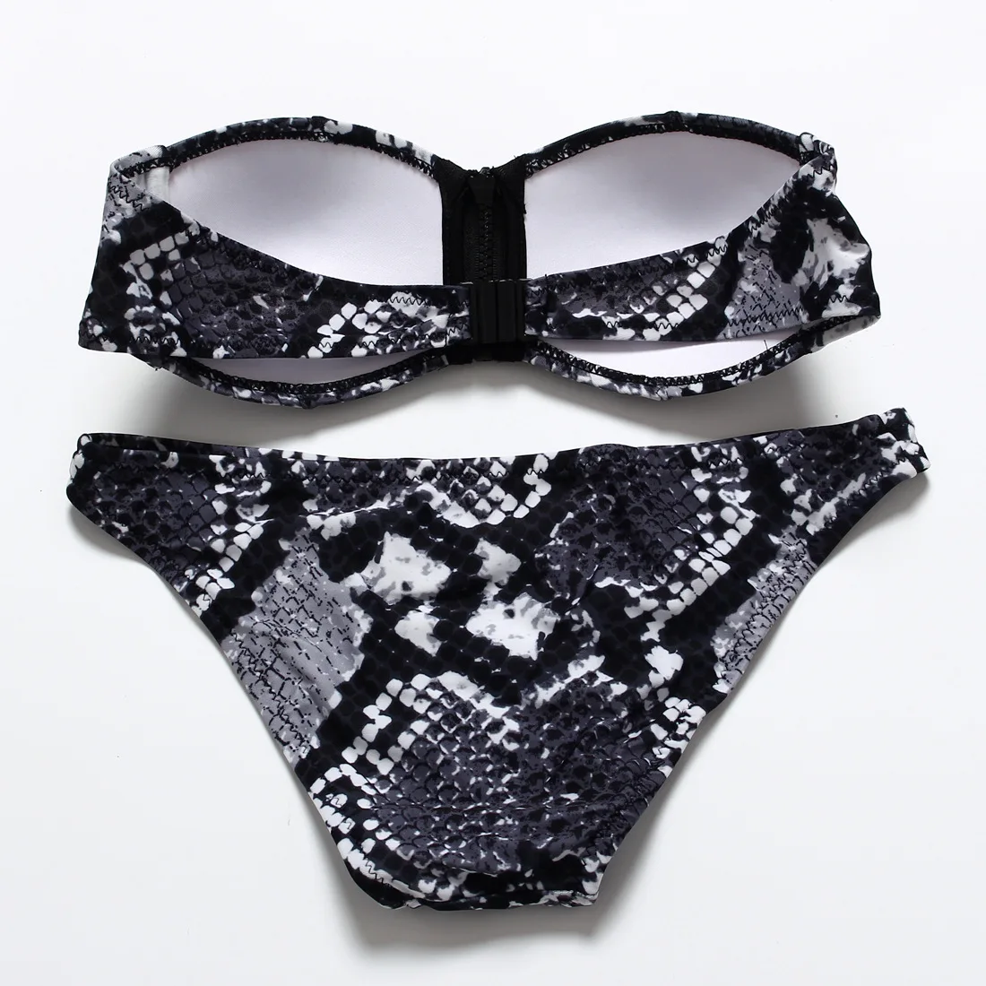 Сексуальное бикини на молнии с леопардовым принтом F4321