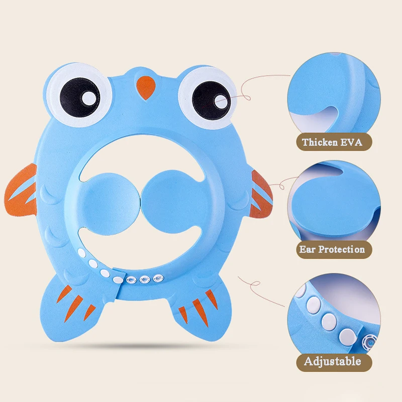 Детские шапки для ванны мягкая регулируемая детская шапка душа купания