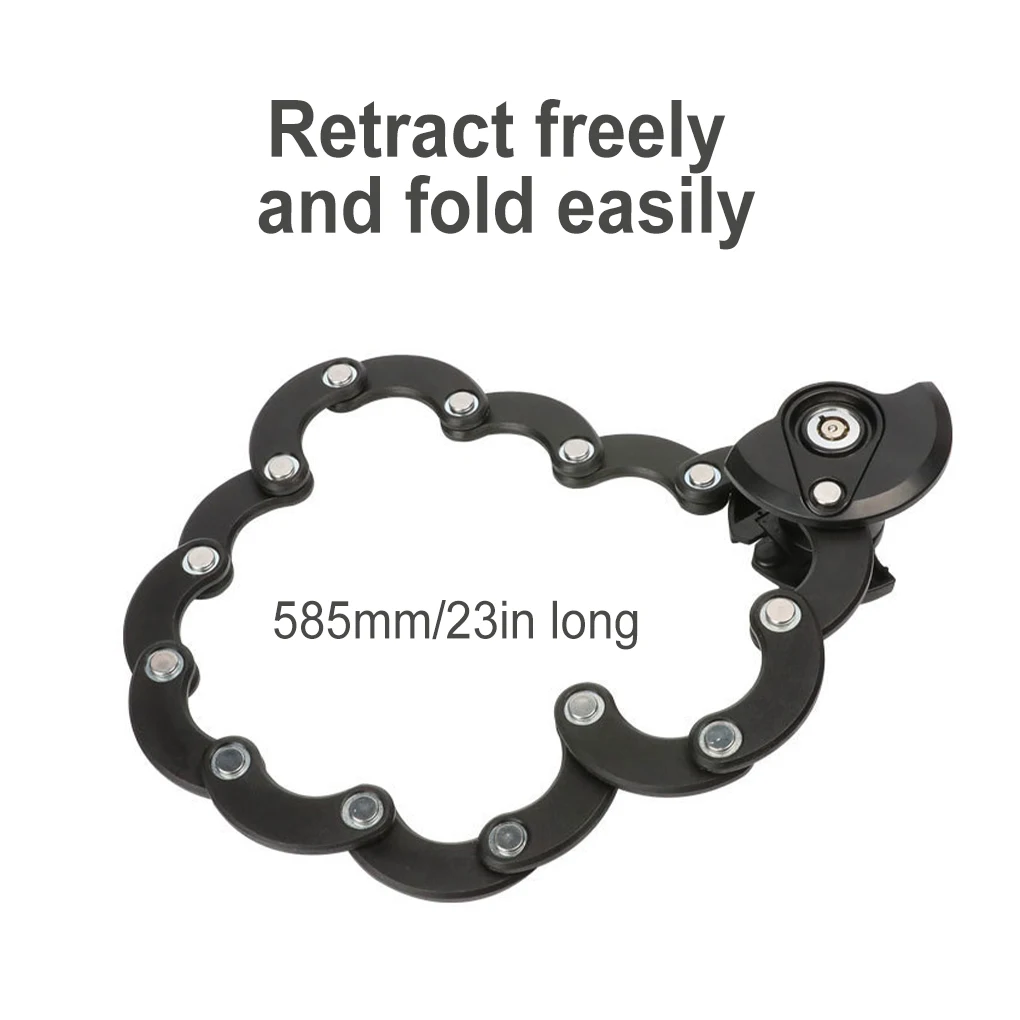 

Велосипед гамбургера, складной противокражный портативный замок для горного велосипеда, велосипедные защитные замки с комплектом из 3 ключ...