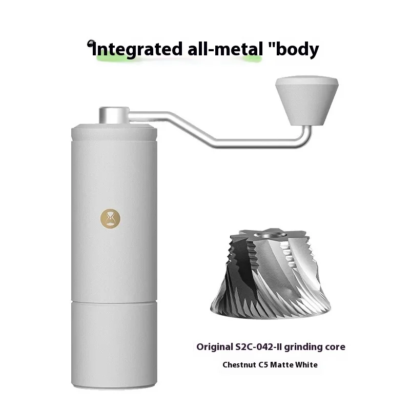 

В наличии Кофемолка Timemore Chestnut C5 ESP/C5 с нескользящим силикагелем, складной рукояткой внутри, портативная съемная кофемолка