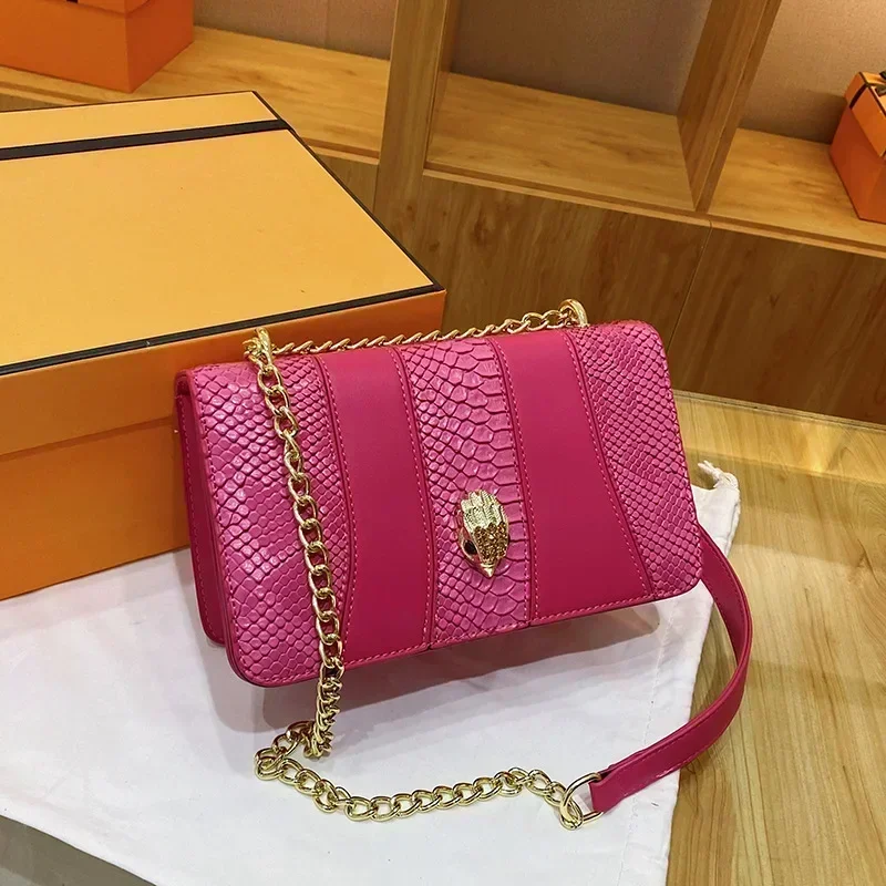 KURT GEIGER роскошные дизайнерские аксессуары голова орла женский змеиный узор