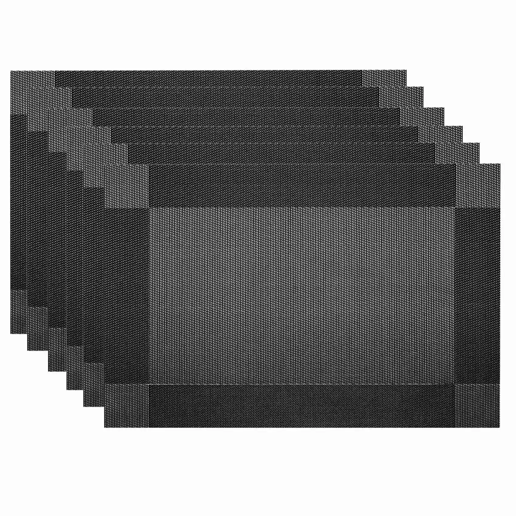 

6 шт., Нескользящие Коврики для обеденного стола, с теплоизоляцией