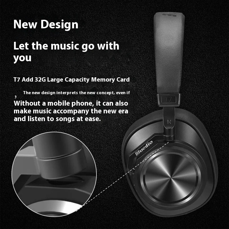Беспроводные наушники Bluedio T7 Plus