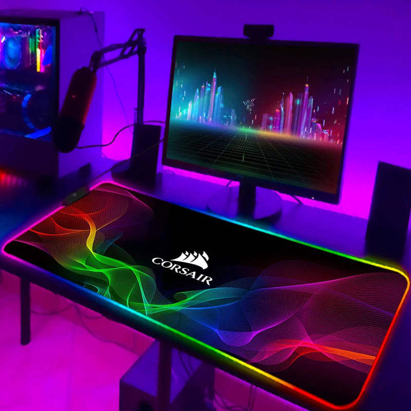 

Игровой коврик для мыши, Rgb, с подсветкой, размер Xxl