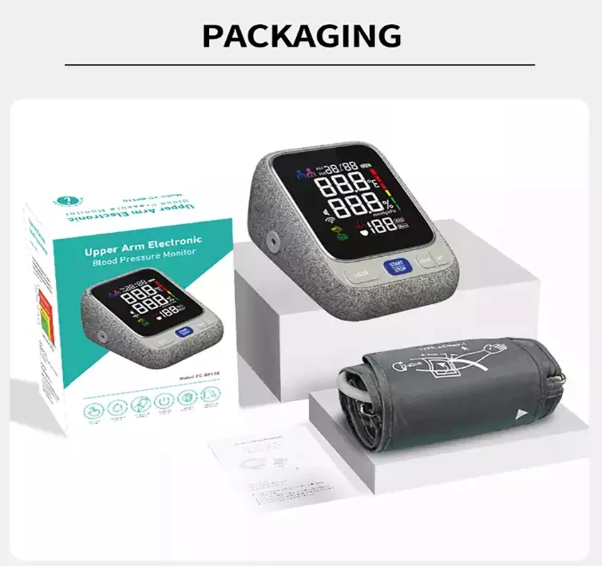 

Customization Portable Best Full Automatic Talking Digital Blood Pressure Monitor Testing Equipment