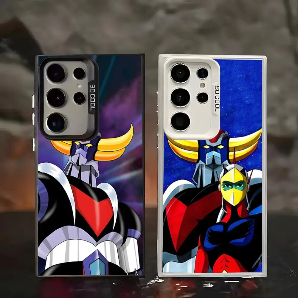 Фото Аниме-чехол для телефона UFO Robot Grendizer, IMD, цветной, серебристый, подходит для Samsung S26 S25 S24 S23 S22 S21 S20 Plus Ultra. №1