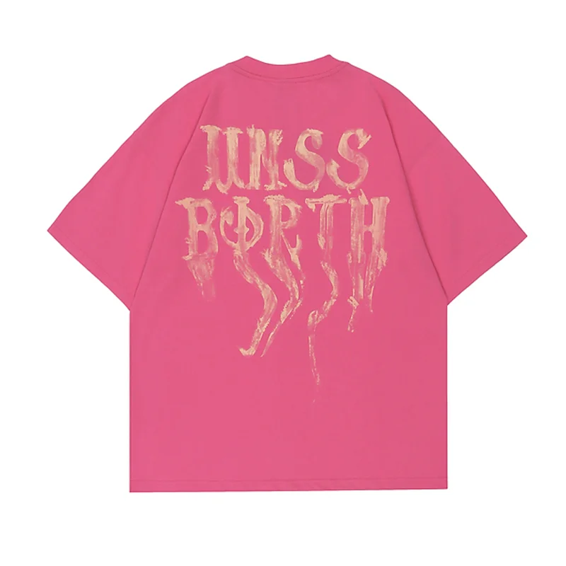 Футболка Мужская/женская оверсайз в стиле хип-хоп уличная одежда черная