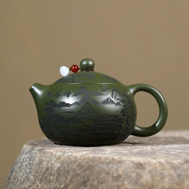 

Фиолетовый глиняный чайник BRTRINBSY TEA 320 мл