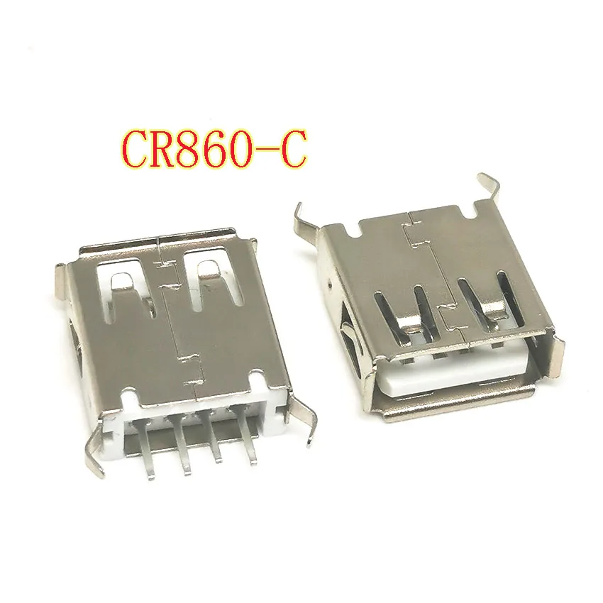 Фото 10 шт. USB 2,0 4-контактный разъем типа A G54 2 фута 90 градусов передача данных зарядка №2
