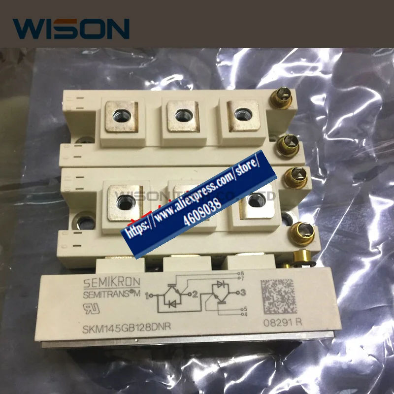SKM195GB126DN SKM100GB125DN SKM145GB128DN SKM145GB128DNR darmowa wysyłka nowy i oryginalny moduł IGBT