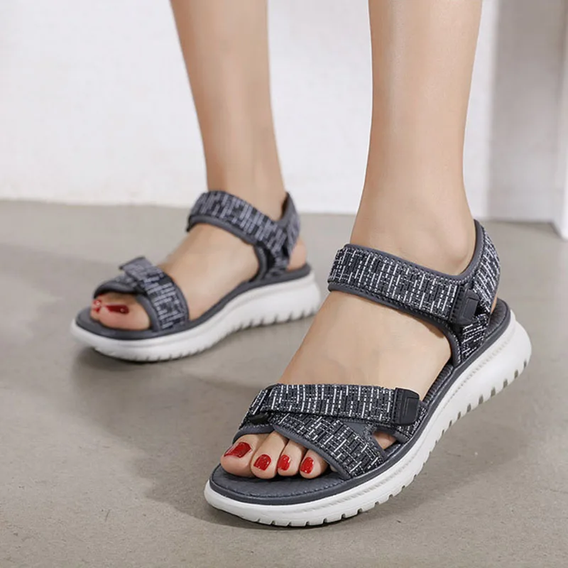 2022 New Fashion Sandals Women Summer Shoes Soft Comfortable Women Beach Sandals Young Ladies Casual Shoes Plus Size 42