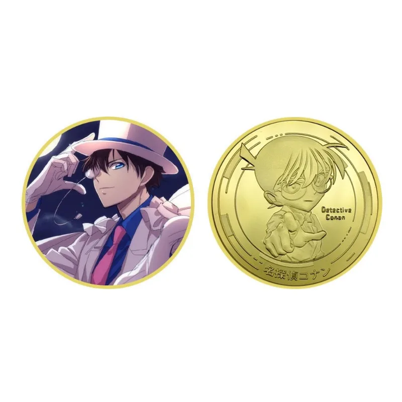 Детектив Конан периферийные памятные монеты мультфильм аниме Kaitou Kidd Haibara Ai Maorilan
